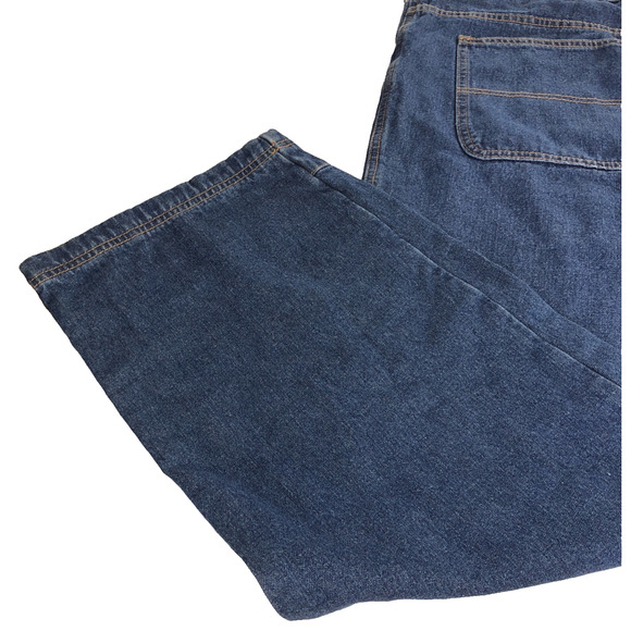 Redhead Men's Flannel Lined Utility Jeans 46x32 Insulated Blue Denim 7 Pockets - Picture 10 of 11